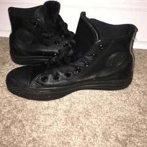 Leather converses