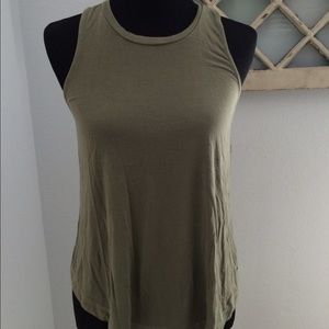 Army Green Muscle Tee