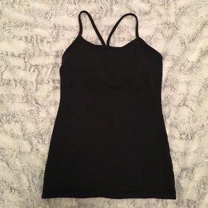 Lululemon Black Racerback Tank