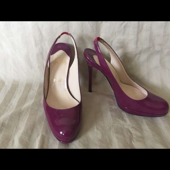 Christian Loubotin size 38 1/2 stilettos