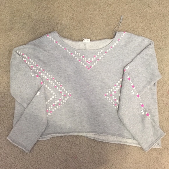 Long Sleeve Sweater Crop Top