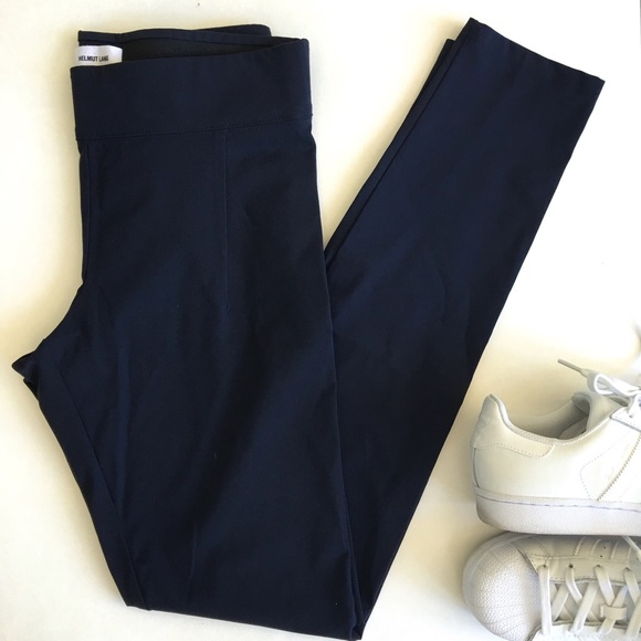 Helmut Lang Pants - Helmet Lang Reflex Legging in Uniform Blue