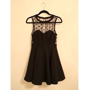 Urban Outfitters Polka Dot Mesh Dress