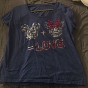 Mickey & Minnie shirt.