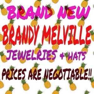 NWT BRANDY MELVILLE JEWELRIES & HATS