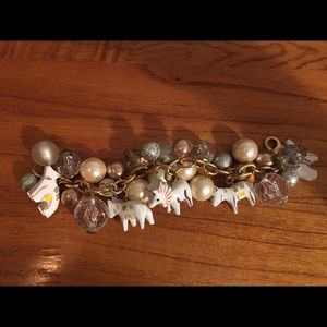 Anthropologie Lenora Dame Charm Bracelet