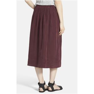 Madewell Silk Sunset Skirt