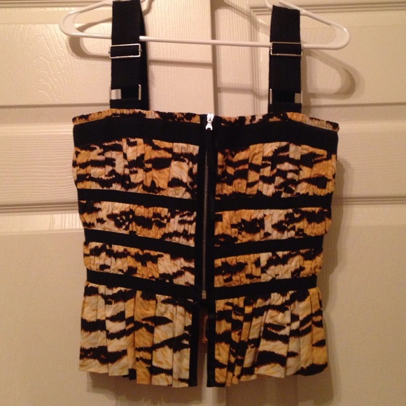 Tiger print top
