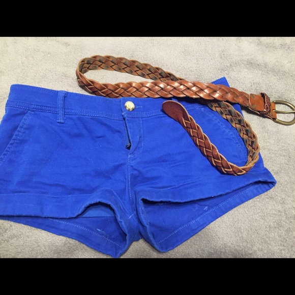 Abercrombie and Fitch royal blue shorts
