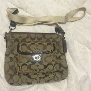 Coach cross-body purse.