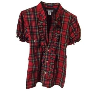 Urban Renewal UO Plaid Button Up Shirt