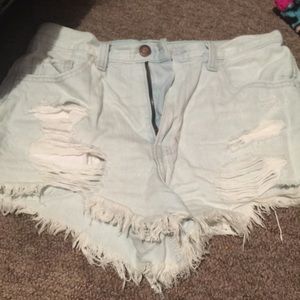 Hollister high rise shorts