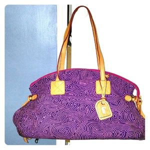 Purple mid-size purse