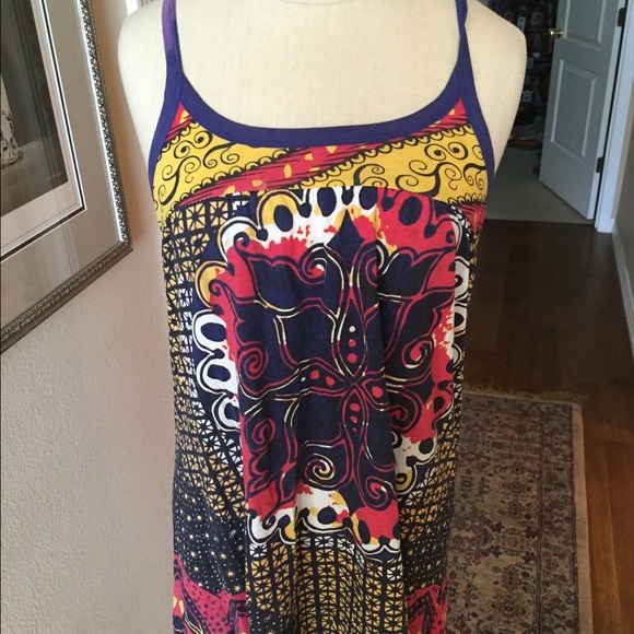 Long racer back patterned tank from UO - Picture 1 of 2