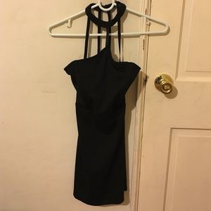 Black Halter Bodycon Dress