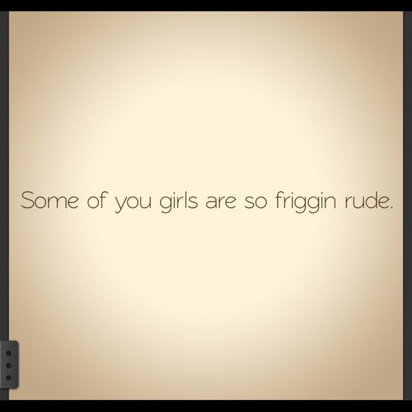Manners for sale.