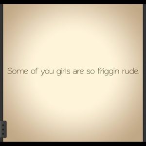 Manners for sale.