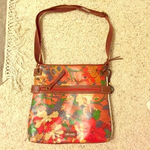 Orange Print Sakroots Side Satchel Purse