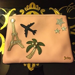 Juicy Couture Paris small zip pouch