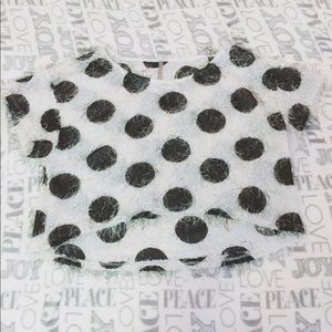 Polkadot Shirt High-Low