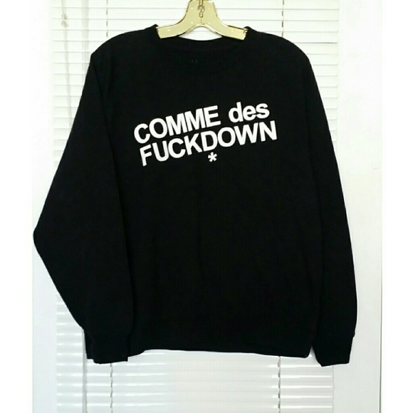 The Cut Comme Des Fuckdown Sweatshirt Small
