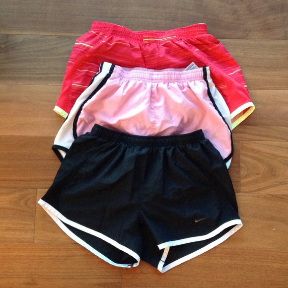 3 Nike running shorts