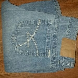 Amethyst Distressed Jeans Size 7 GUC