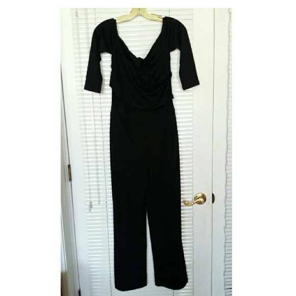 Free People Blk Jumpsuit size 6