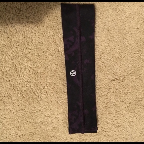 Black and Purple design Lululemon Headband