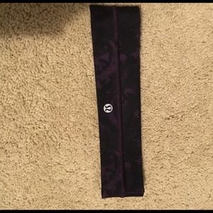 Black and Purple design Lululemon Headband