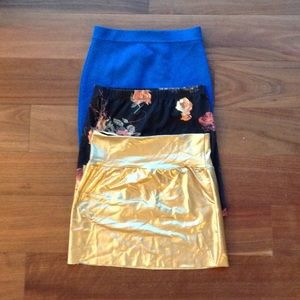 3 Mini Skirts