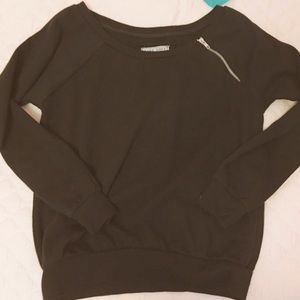 Zipper Long Sleeve Sweater