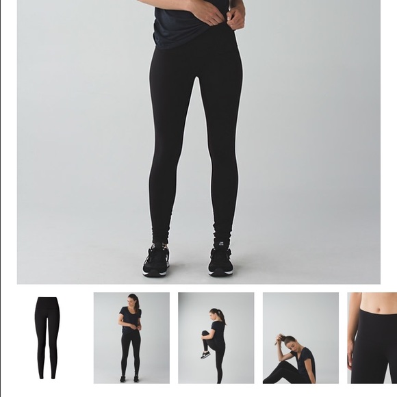Lululemon black high rise!