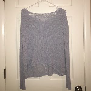 Light blue brandy knitted sweater