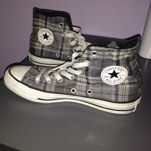 Cute plaid all star converse