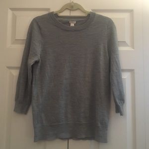 Grey Wool J Crew Sweater