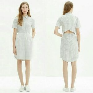 Madewell Open-back Shirt Dress
