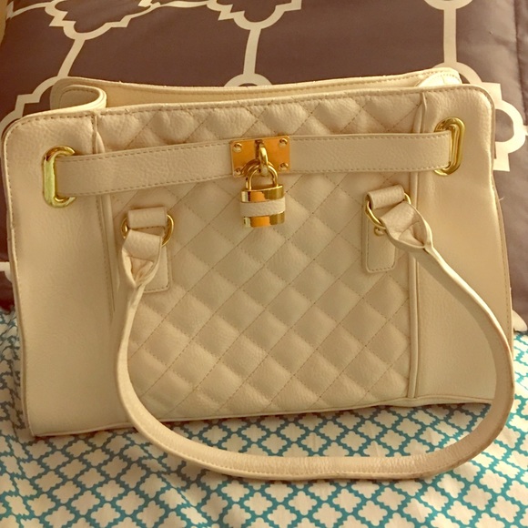 Charming Charlie white purse