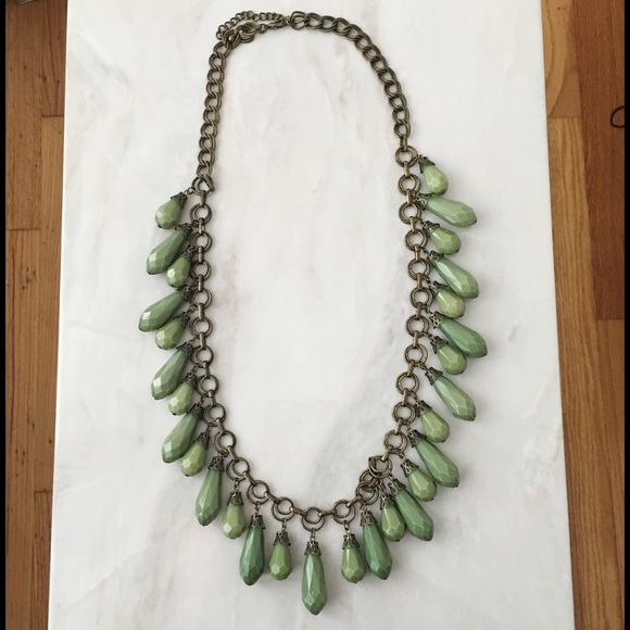 Green Beaded Necklace