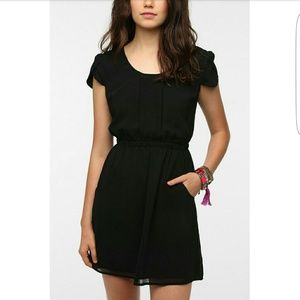 Urban Outfitters Chifon Slit-Back Dress
