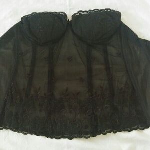 NWT Black Sexy VS Corset
