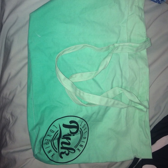 PINK Victoria's Secret Handbags - A pink beach bag