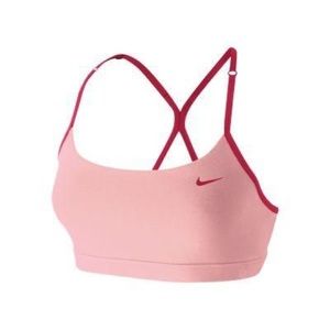 Nike reversible Indy Sports Bra in Storm Pink