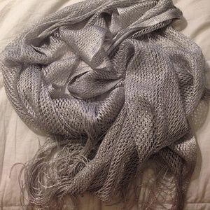 Silver Sparkly Scarf (Never Worn, Without Tag)
