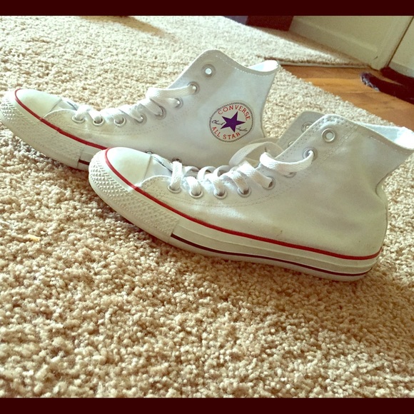 White high top converse