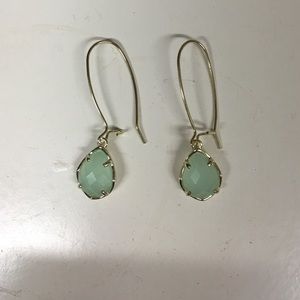 Kendra Scott green earrings
