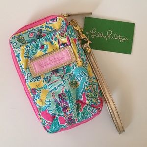 NWT Lilly Pulitzer Carded ID Wristlet
