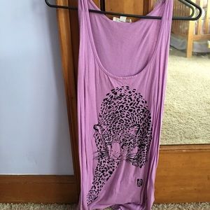 Purple tank