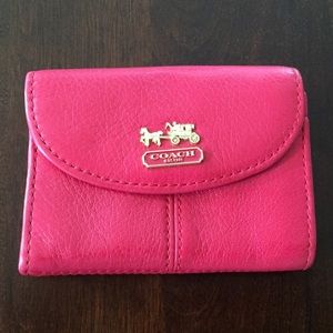 Pink Coach Wallet