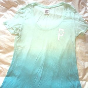 XS blue ombré VS PINK top